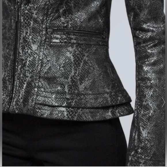 White House Black Market Snake Print Jacket - Picture 3 of 9